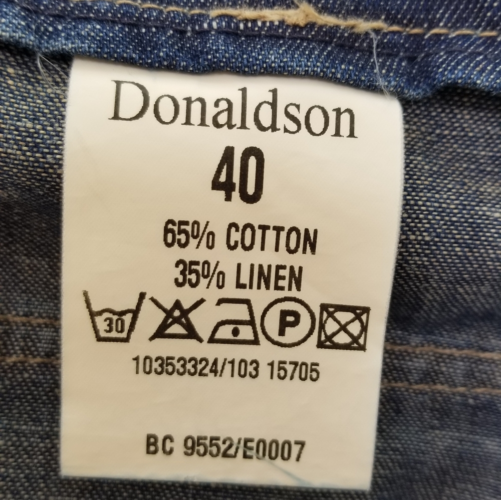 RARE VTG Donaldson The Walt Disney Co. Denim Midi Length Denim Skirt Sz 6 /40 - Picture 5 of 12